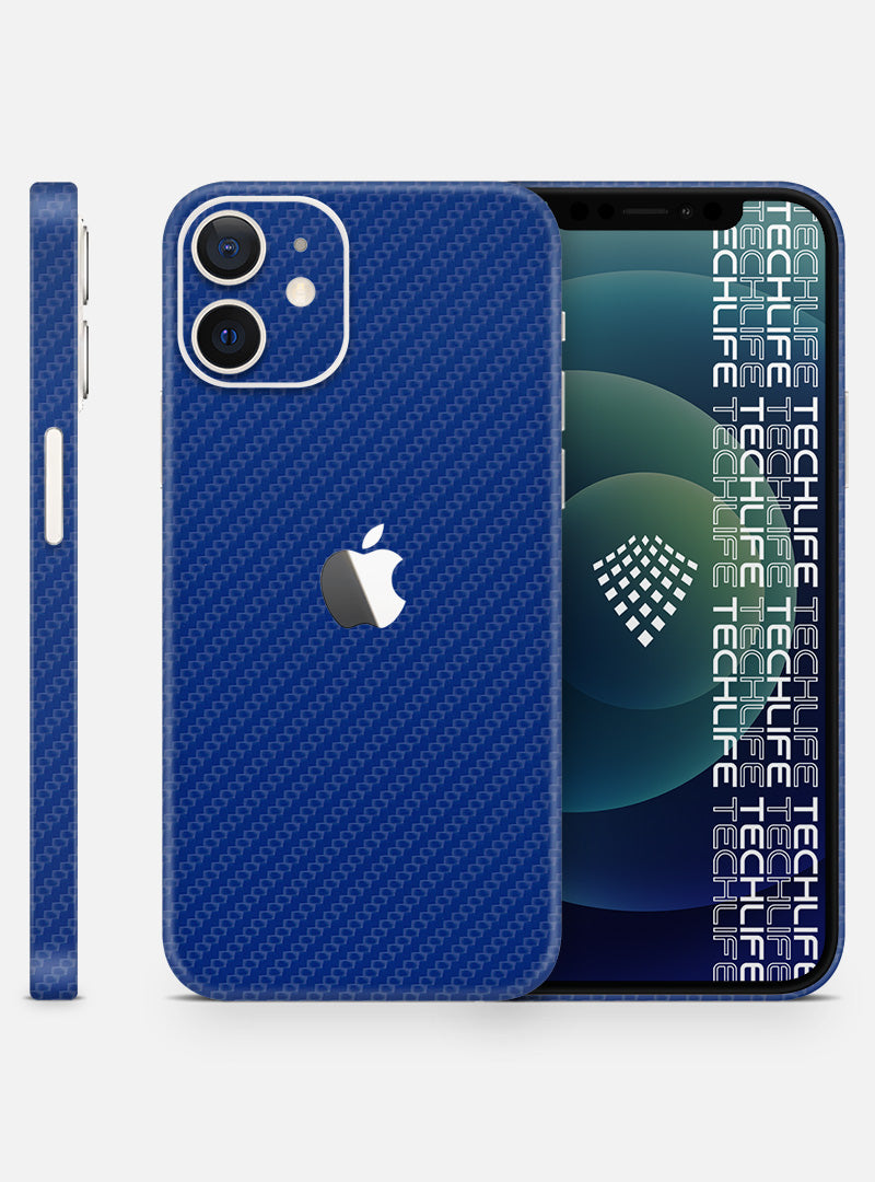 Skin Premium Carbono Azul iPhone 12