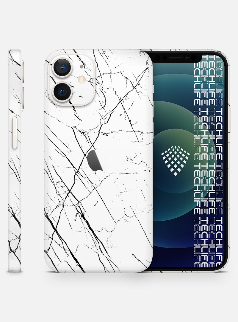 Skin Marmol Whitestripes para iPhone 12