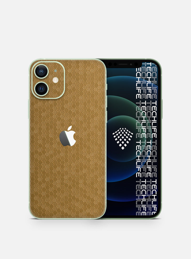 Skin Premium HexaTech Aurora Dorada iPhone 12 Mini