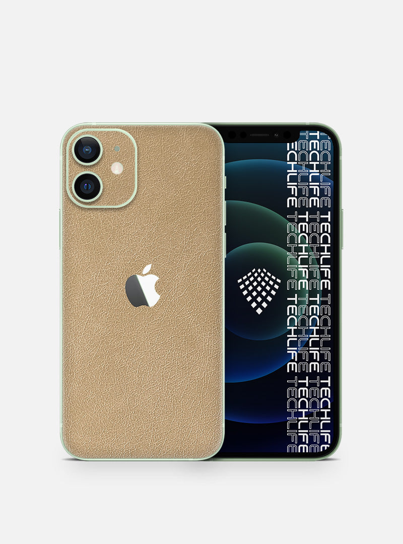 Skin Premium Cuero Esencia Marfil iPhone 12 Mini