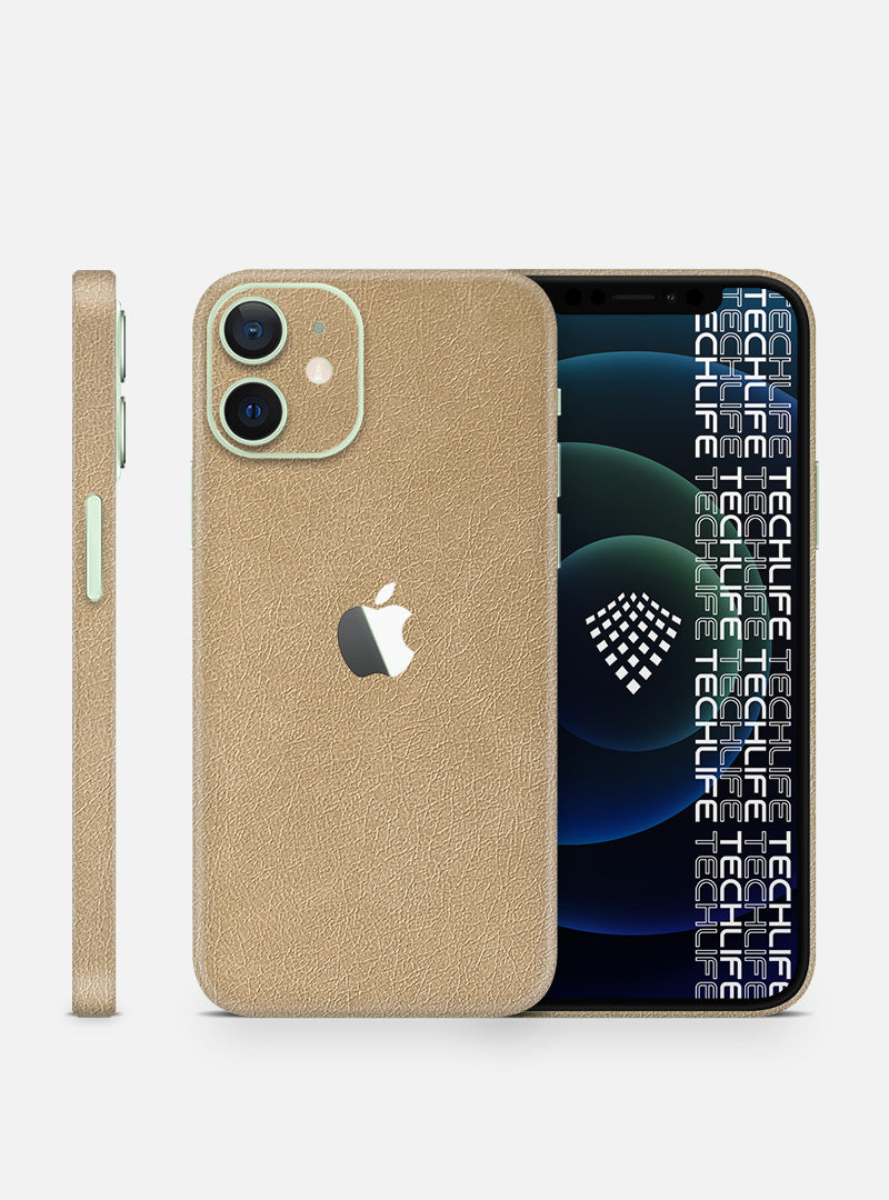 Skin Premium Cuero Esencia Marfil iPhone 12 Mini