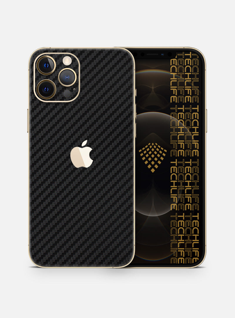 Skin Premium Carbono Negro iPhone 12 Pro