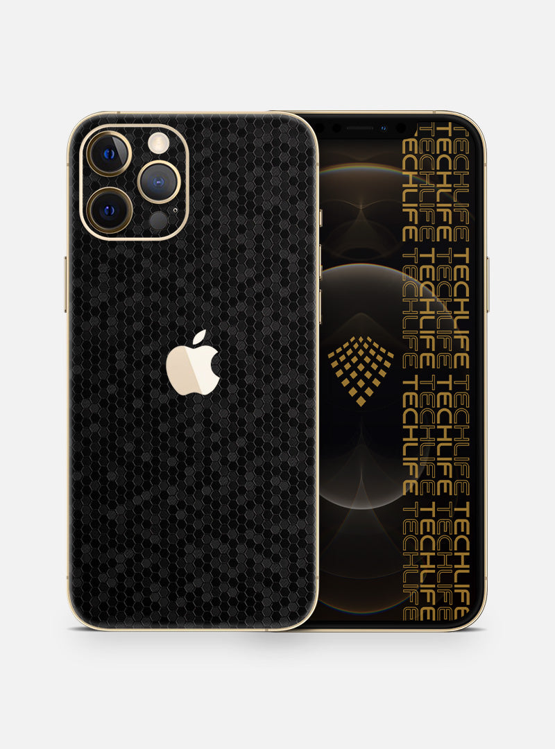 Skin Premium HexaTech Abismo Negro iPhone 12 Pro