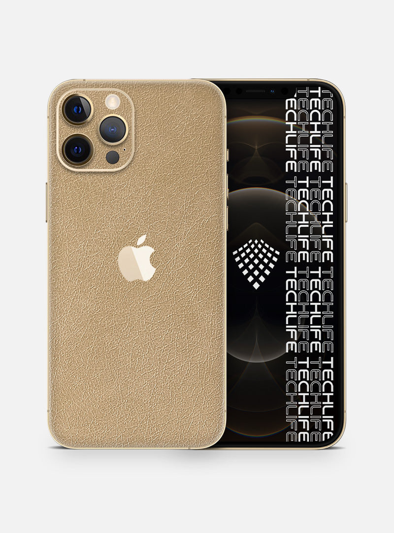 Skin Premium Cuero Esencia Marfil iPhone 12 Pro