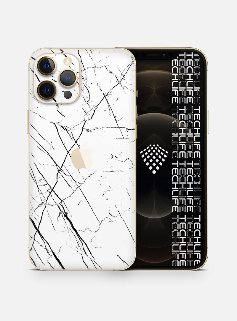 Skin Marmol Whitestripes para iPhone 12 Pro