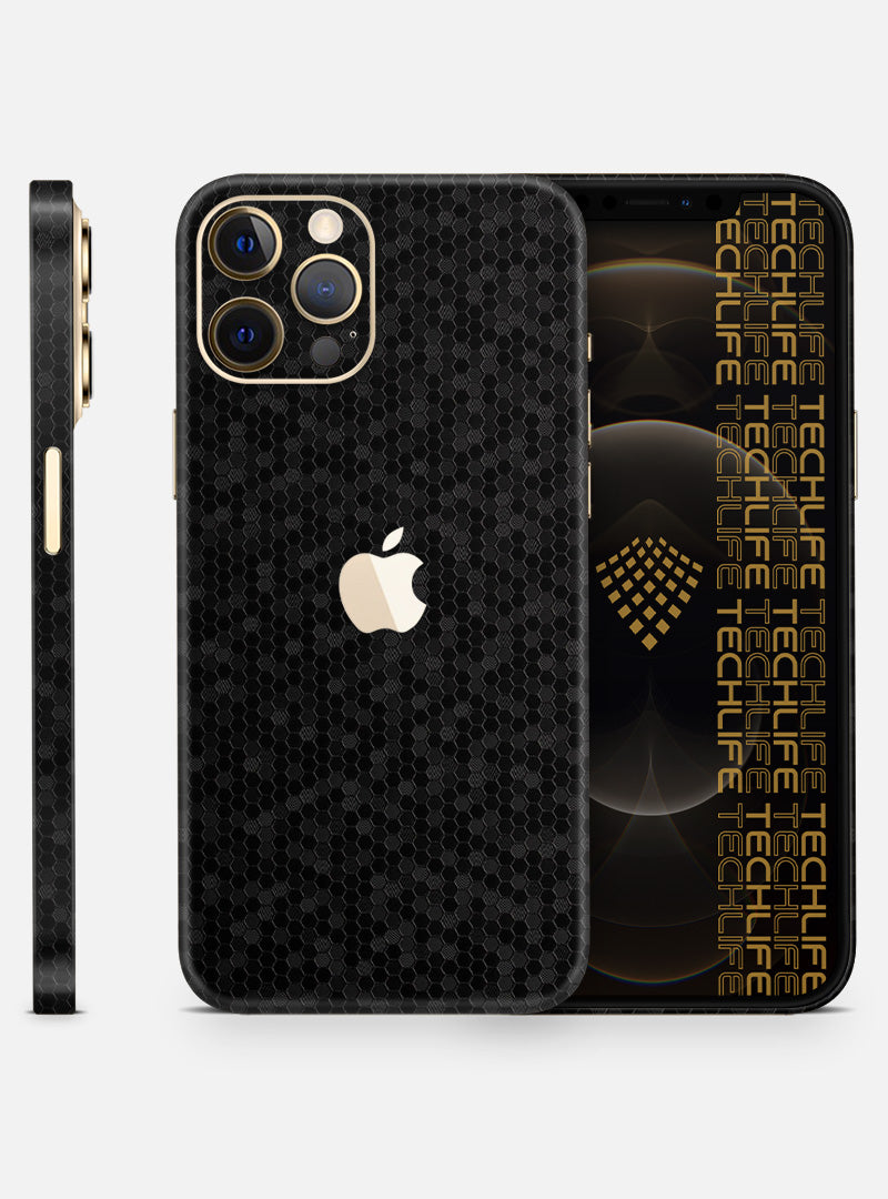 Skin Premium HexaTech Abismo Negro iPhone 12 Pro