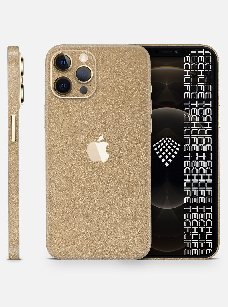 Skin Premium Cuero Esencia Marfil iPhone 12 Pro