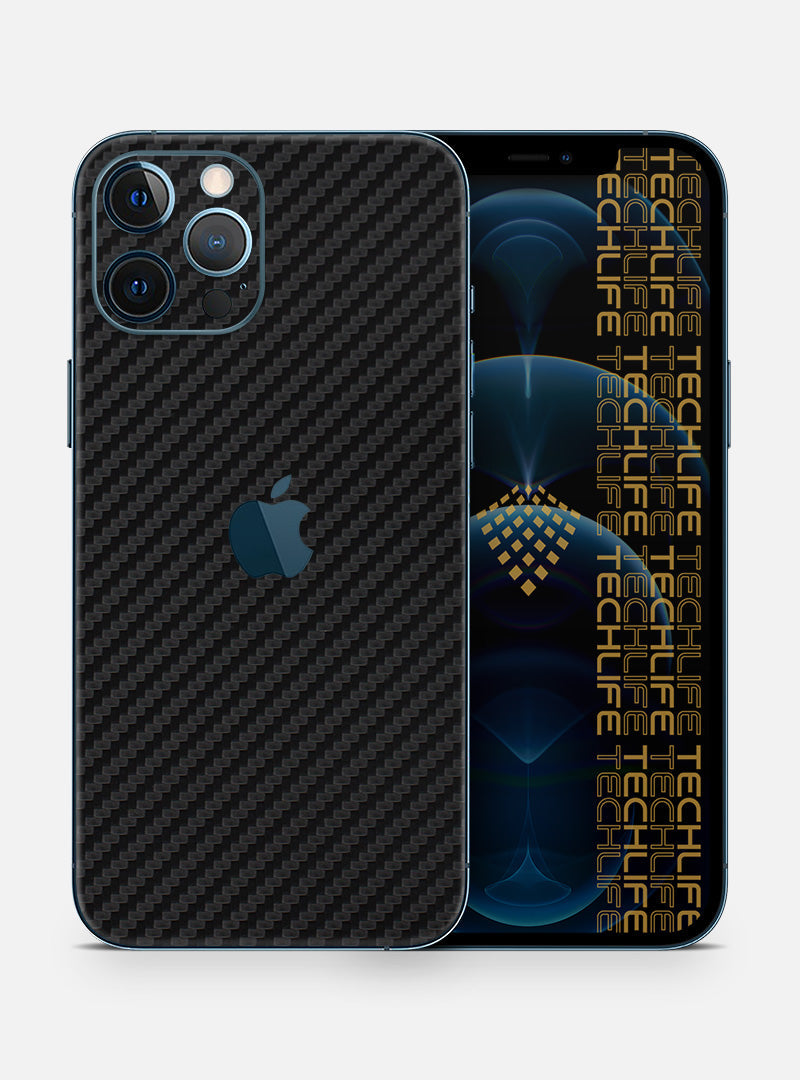 Skin Premium Carbono Negro iPhone 12 Pro Max