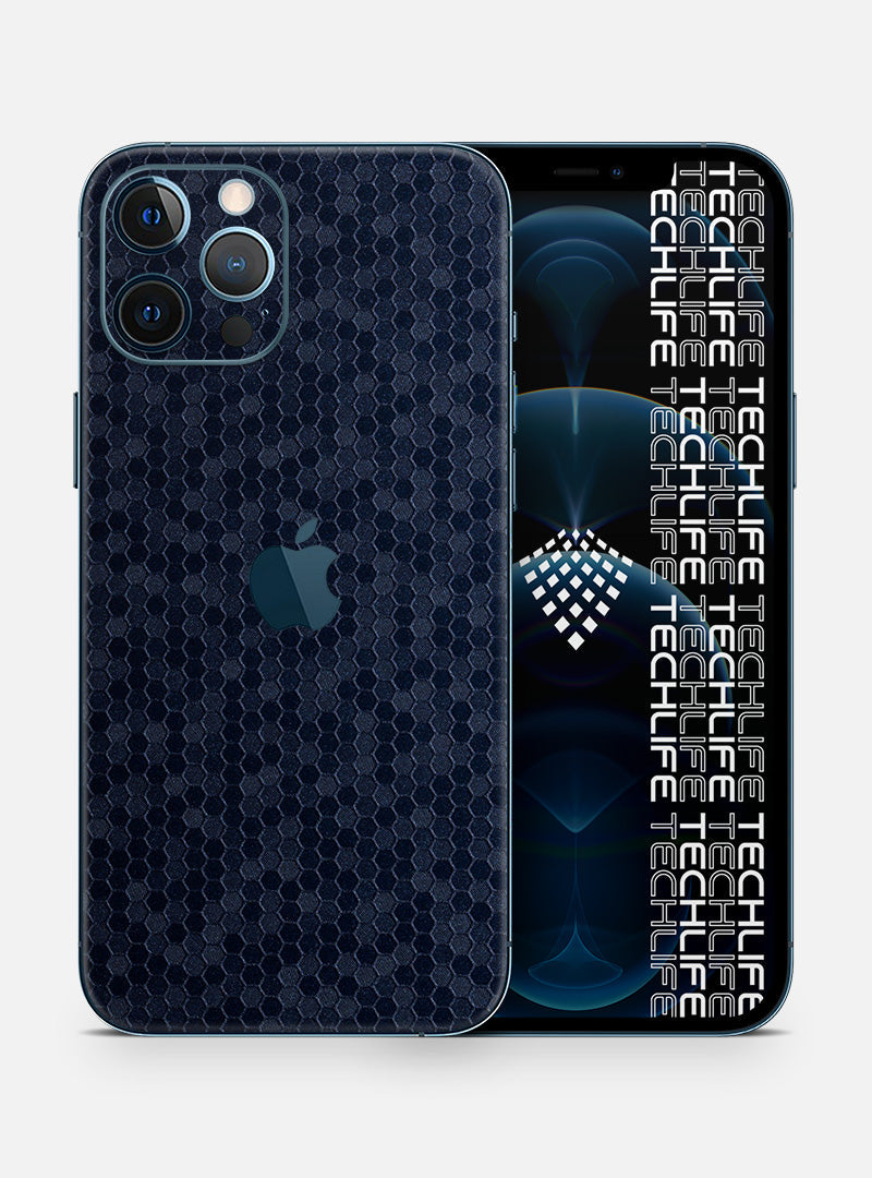 Skin Premium HexaTech Océano Azul iPhone 12 Pro Max