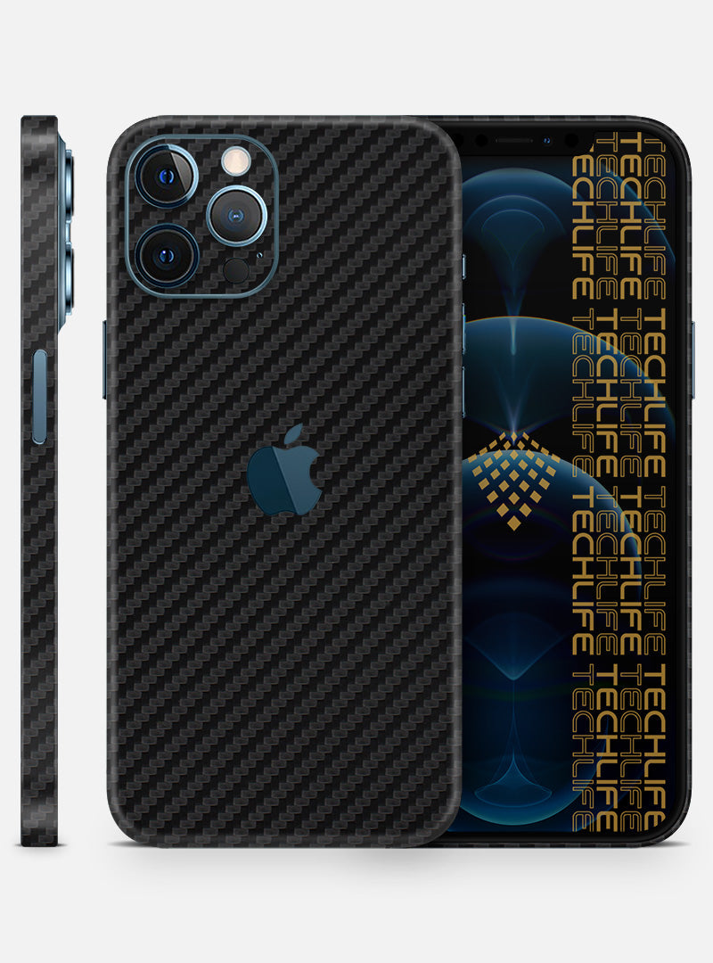 Skin Premium Carbono Negro iPhone 12 Pro Max