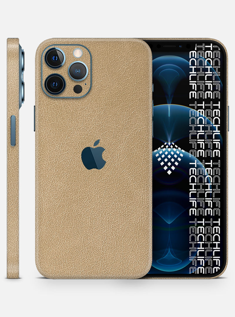 Skin Premium Cuero Esencia Marfil iPhone 12 Pro Max